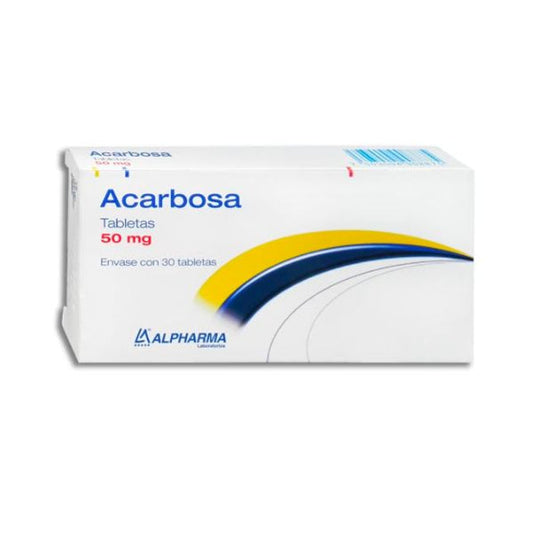 ACARBOSA 50MG TAB C30 ALPHARMA