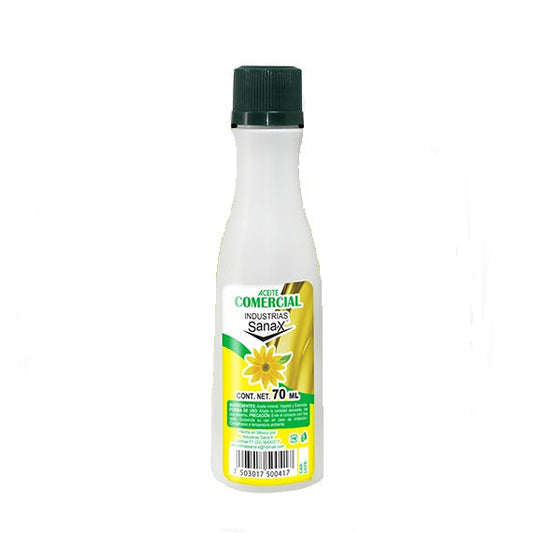 ACEITE COMERCIAL (Sanax) Fco. c/70 ML.Aceite de Comer