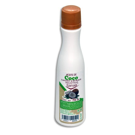 ACEITE de COCO (Sanax) Fco.  70 ML.Cocoato de sodio